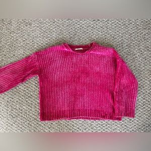 Women’s pink fluffy sweater! Size UK 10 (US 6)